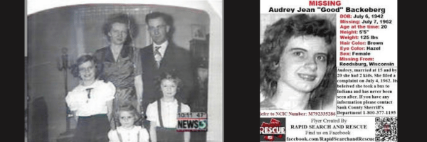 La disparition d’Audrey Backeberg enfin résolue, après 63 ans